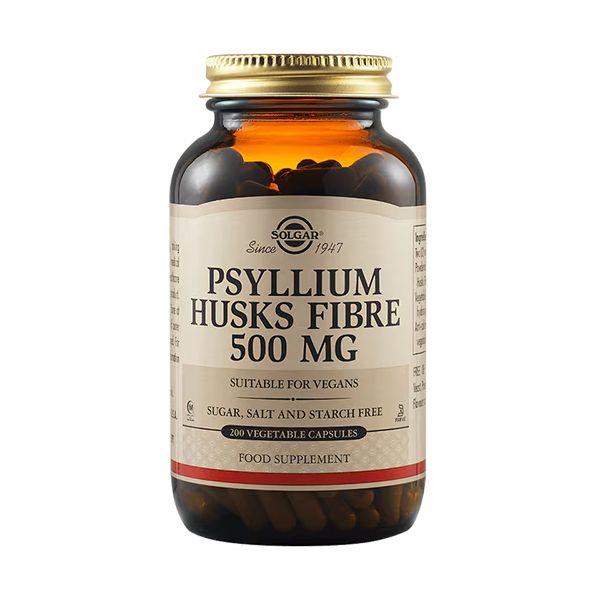 Solgar Psyllium Husks Fibre 500 mg 200 Φυτικές Κάψουλες