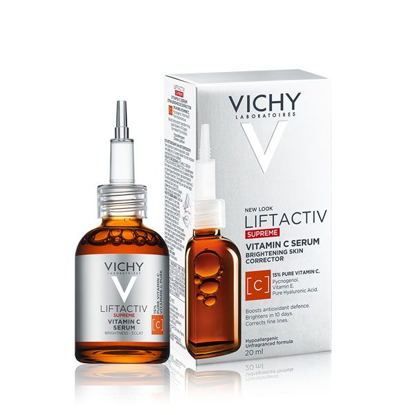 Vichy Liftactiv Supreme Vitamin C Serum Ορός Προσώπου για την Eνίσχυση Λάμψης της Επιδερμίδας 20ml