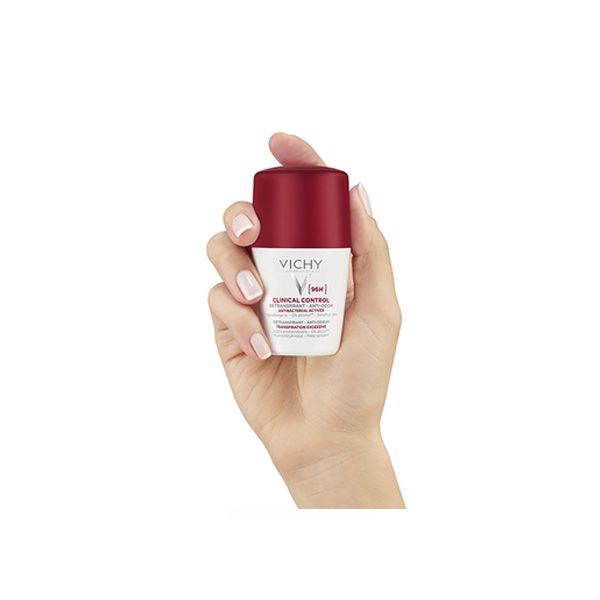 Vichy Clinical Control 96H Αποσμητικό Roll-On κατά της Εφίδρωσης για Ευαίσθητες Επιδερμίδες 50 ml