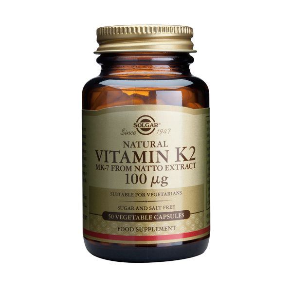 Solgar Vitamin K2 100mcg 50 Veg. Caps