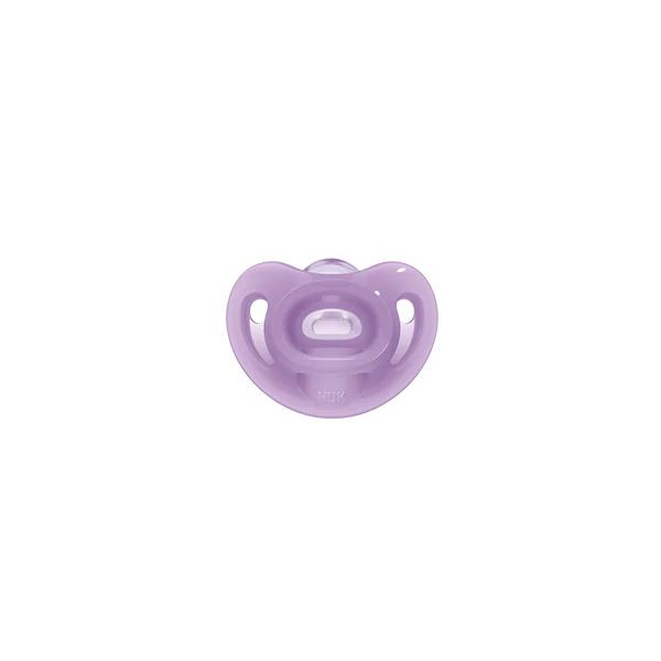 Nuk Sensitive Πιπίλα Σιλικόνης 6-18m (Διάφορα Χρώματα) 1τμχ