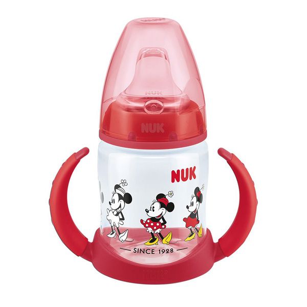 Nuk First Choice Disney Mickey Μπιμπερό Εκπαίδευσης με Μαλακό Ρύγχος & Δείκτη Ελέγχου Θερμοκρασίας 150ml 6m+ (Διάφορα Χρώματα) 1τμχ