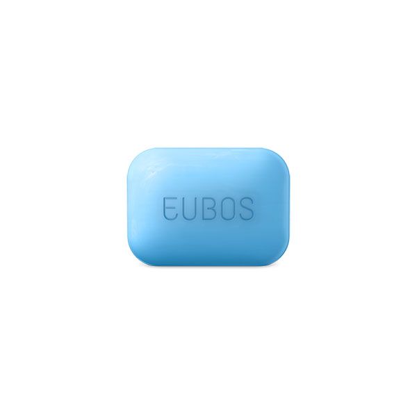 Eubos Solid Blue Στερεή Πλάκα Καθαρισμού Προσώπου/Σώματος Χωρίς Άρωμα 125gr