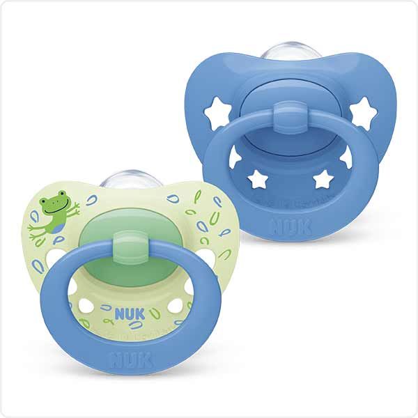 Nuk Signature Πιπίλα Σιλικόνης 18-36m (Διάφορα Χρώματα & Σχέδια) 2τμχ