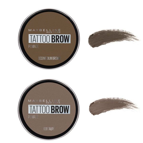 Maybelline Tattoo Brow Pomade 24h Ημιμόνιμο Τατουάζ Φρυδιών (Διάφορες Αποχρώσεις)