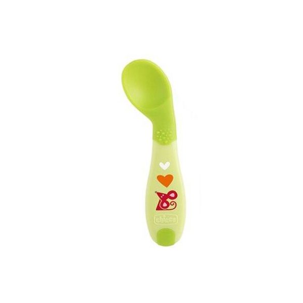 Chicco Baby's First Spoon Βρεφικό Κουτάλι Σιλικόνης 8m+ (Διάφορα Χρώματα) 1τμχ