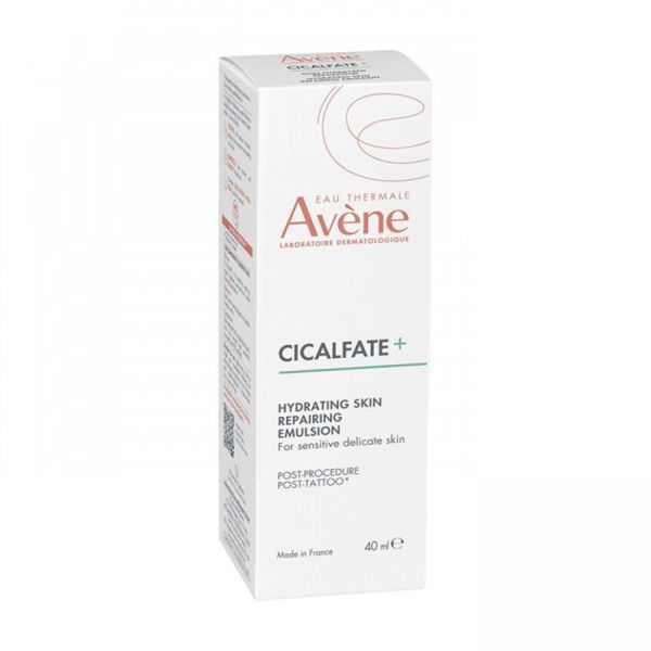 Avene Cicalfate+ Hydrating Skin Repairing Emulsion Επανορθωτική Ενυδατική Κρέμα για Χρήση Μετά από Χειρουργική Επέμβαση ή Τατουάζ 40ml