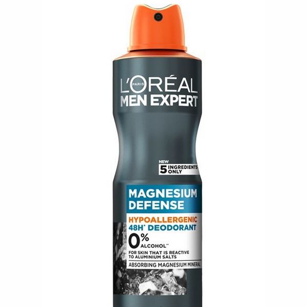 L'Oreal Paris Men Expert Carbon Protect Αποσμητικό Σπρέι 4 Σε 1 150ml