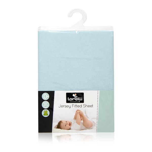 Lorelli Jersey Fitted Sheet Blue 60x120cm