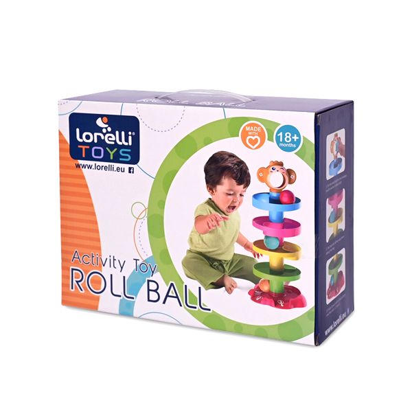 Lorelli Activity Toy "Roll Ball" Σπειροειδής Πύργος 18m+