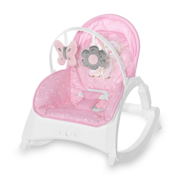 Lorelli Baby Rocker "Enjoy" Ηλεκτρικό Βρεφικό Ρηλάξ Pink Hug 1 τμχ