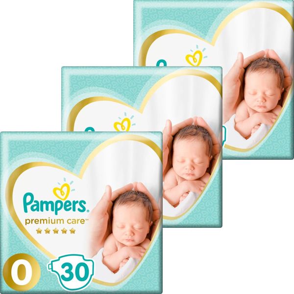 Pampers Premium Care Micro Maxi Pack No.0 1-2,5kg 4x30τμχ