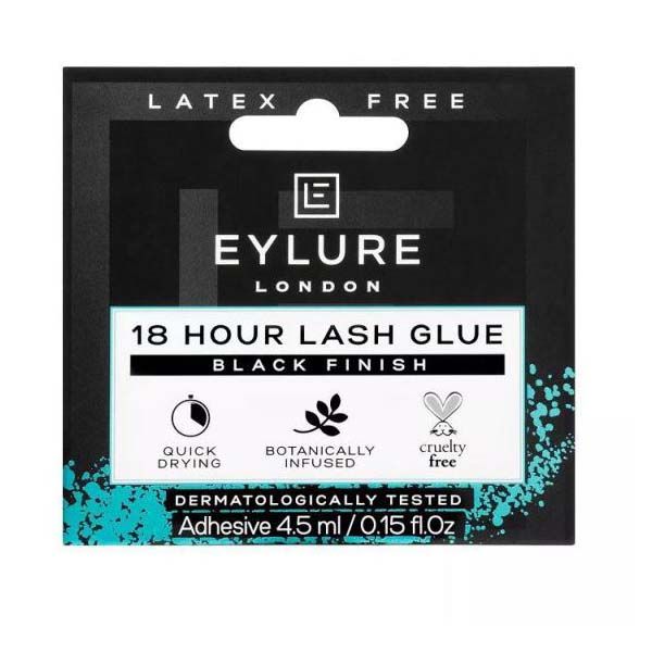 Eylure 18H Lash Glue Black Finish Κόλλα για Βλεφαρίδες 4.5ml