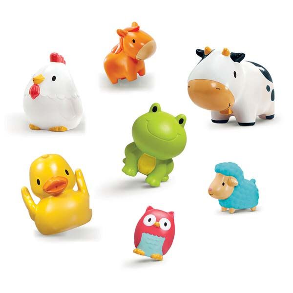 Munchkin Bath Squirts Farmyard Friends Μπουγελόφατσες 8τμχ