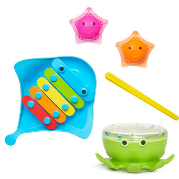 Munchkin Gift Set Bath Beats Musical Bath Toy Μουσικό Παιχνίδι Μπάνιου 12m+