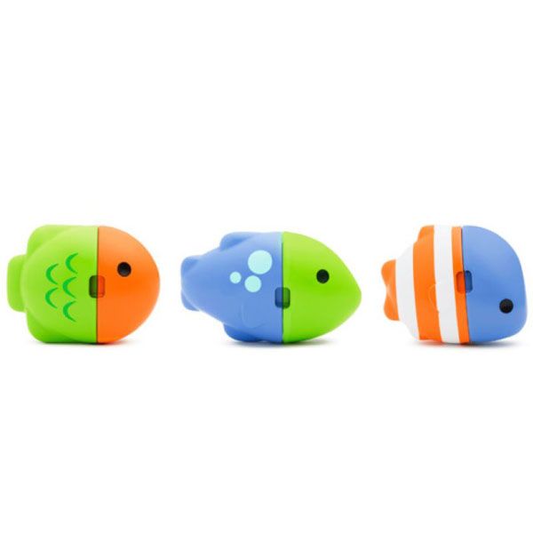 Munchkin ColorMix Fish Παιχνίδι Μπάνιου που Αλλάζει Χρώμα με τη Θερμοκρασία 12m+ 3τμχ