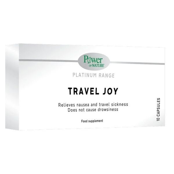 Power Health Travel Joy Συμπλήρωμα Διατροφής για τη Ναυτία 10 κάψουλες