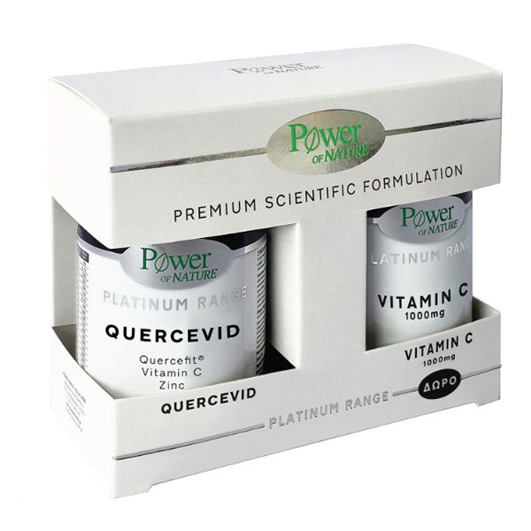 Power Health Platinum Range Quercevid Συμπλήρωμα Διατροφής για Ενίσχυση του Ανοσοποιητικού 30caps & Δώρο Βιταμίνη C 1000mg 20 δισκία 1+1