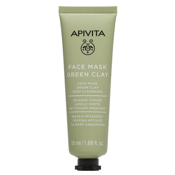 Apivita Face Mask Green Clay Deep Cleansing 50 ml