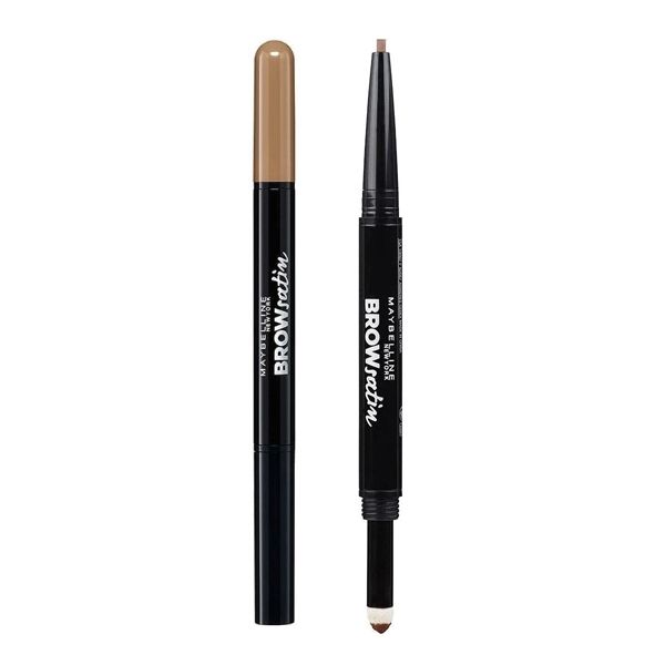 Maybelline Brow Satin Duo Μολύβι Φρυδιών Dark Blond 2σε1 8ml