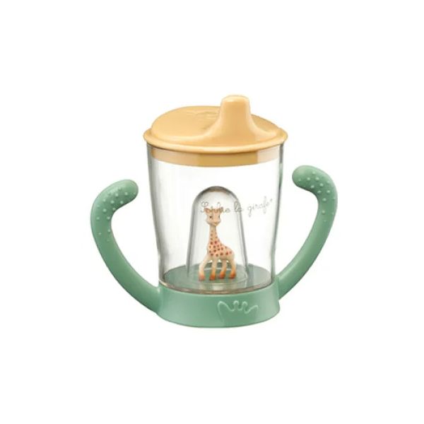 Sophie La Girafe Non-Drip Cup Εκπαιδευτικό Κύπελο με Στόμιο 180ml 1τμχ