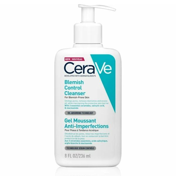 CeraVe Blemish Control Cleanser Τζελ Καθαρισμού Προσώπου με Ατέλειες 236ml