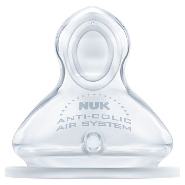 Nuk First Choice+ Flow Control Θηλή Σιλικόνης με Βαλβίδα για Γάλα 0-6 μηνών 1 τμχ