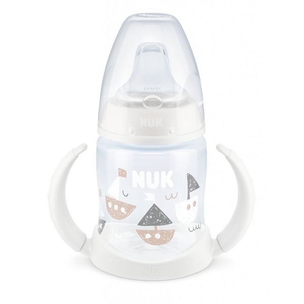 Nuk First Choice Μπιμπερό Εκπαίδευσης με Μαλακό Ρύγχος 6m+150ml (Διάφορα Χρώματα & Σχέδια) 1τμχ