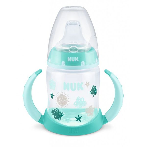 Nuk First Choice Μπιμπερό Εκπαίδευσης με Μαλακό Ρύγχος 6m+150ml (Διάφορα Χρώματα & Σχέδια) 1τμχ