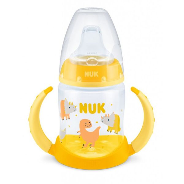 Nuk First Choice Μπιμπερό Εκπαίδευσης με Μαλακό Ρύγχος 6m+150ml (Διάφορα Χρώματα & Σχέδια) 1τμχ