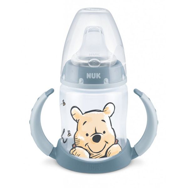 Nuk First Choice+ Disney Winnie the Pooh Μπιμπερό Εκπαίδευσης με Μαλακό Ρύγχος & Δείκτη Ελέγχου Θερμοκρασίας 150ml 6m+ (Διάφορα Χρώματα) 1τμχ