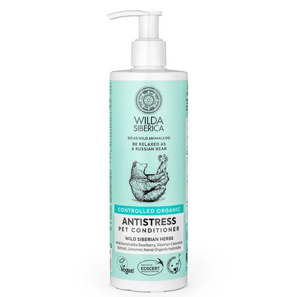 Wilda Siberica Controlled Organic Antistress Pet Conditioner Μαλακτική για Ζώα με Ξηρό Τρίχωμα 400ml