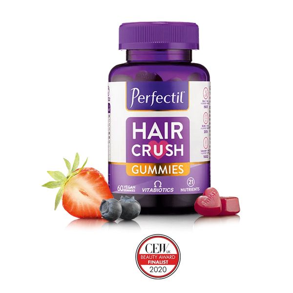 Vitabiotics Perfectil Hair Crush Συπλήρωμα Διατροφής για την Υγεία των Μαλλιών 60 Gummies