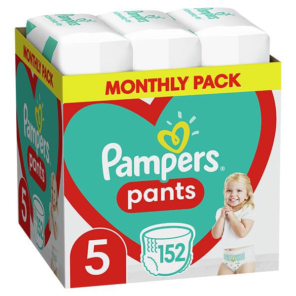 Pampers Pants Monthly Pack No5 12-17kg 152 τμχ