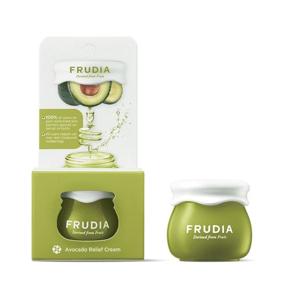 Frudia Avocado Relief Mini Cream Ενυδατική Κρέμα Προσώπου για Ευαίσθητες Επιδερμίδες 10g