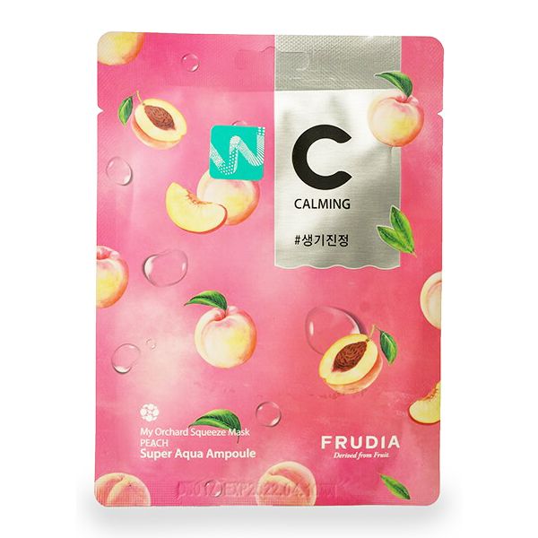 Frudia My Orchard Squeeze Face Mask Peach Υφασμάτινη Μάσκα Προσώπου με Εκχύλισμα Ροδάκινου για Λάμψη & Φωτεινότητα 20ml