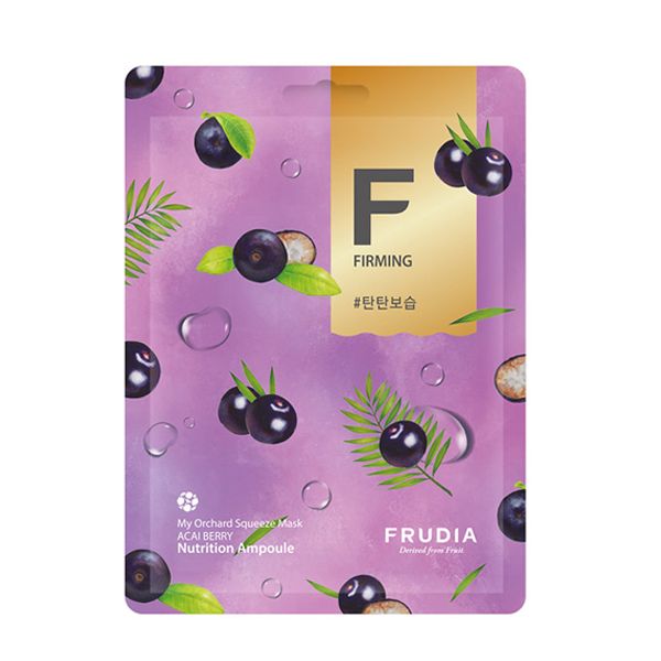 Frudia My Orchard Squeeze Face Mask Acai Berry Υφασμάτινη Εξαιρετικά Ενυδατική Μάσκα Προσώπου με Εκχύλισμα Acai Berry 20ml