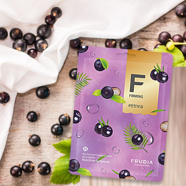 Frudia My Orchard Squeeze Face Mask Acai Berry Υφασμάτινη Εξαιρετικά Ενυδατική Μάσκα Προσώπου με Εκχύλισμα Acai Berry 20ml