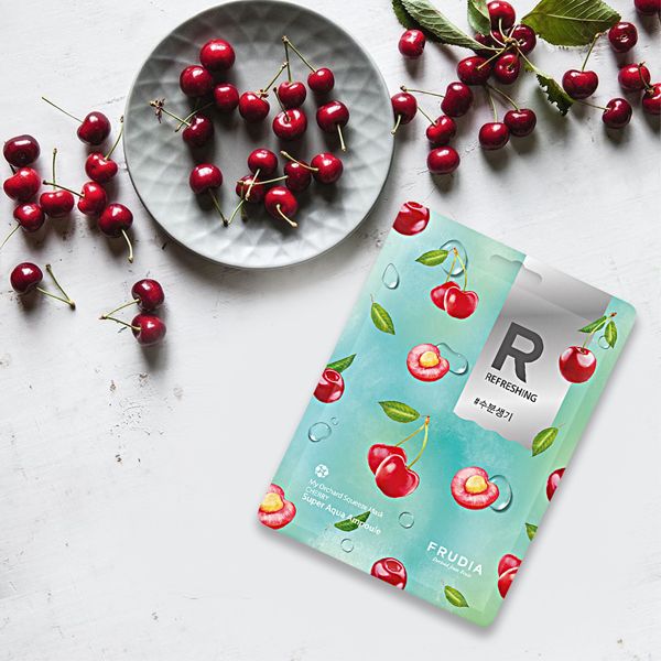 Frudia My Orchard Squeeze Mask Cherry Υφασμάτινη Ενυδατική Μάσκα Προσώπου με Εκχύλισμα Κερασιού 20ml
