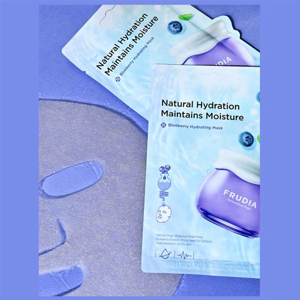 Frudia Blueberry Hydrating Mask Ενυδατική Υφασμάτινη Μάσκα Προσώπου με Εκχύλισμα Μύρτιλου 20ml