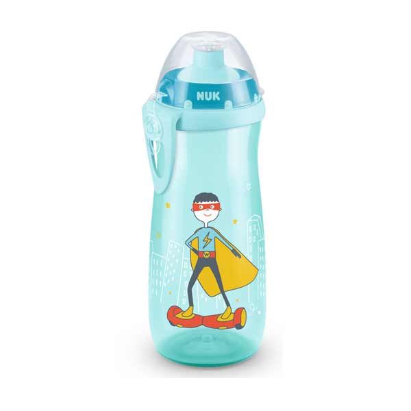Nuk Sports Cup Παγουράκι με Καπάκι Push-Ρull Σιλικόνης 24m+ 450ml (Διάφορα Χρώματα) 1τμχ