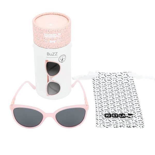KiETLa Buzz Παιδικά Γυαλιά Ηλίου 4-6 ετών Old Pink Glitter 1τμχ