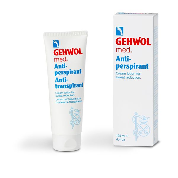 Gehwol Med Anti-Perspirant Cream Κρέμα Κατά του Ιδρώτα, Κακοσμίας & Ξηροδερμίας των Ποδιών 125ml