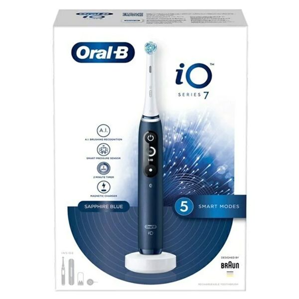 Oral-B iO Series 7 Magnetic Sapphire Blue Electric Toothbrush 1pc