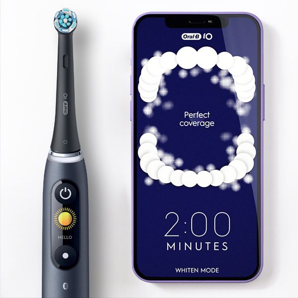 Oral-B iO Series 9 Duo Set με Magnetic Black Onyx & Magnetic Rose Quartz Hλεκτρικές Επαναφορτιζόμενες Οδοντόβουρτσες