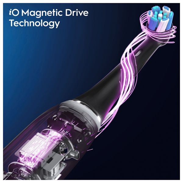 Oral-B iO Series 10 Magnetic Cosmic Black Hλεκτρική Επαναφορτιζόμενη Οδοντόβουρτσα