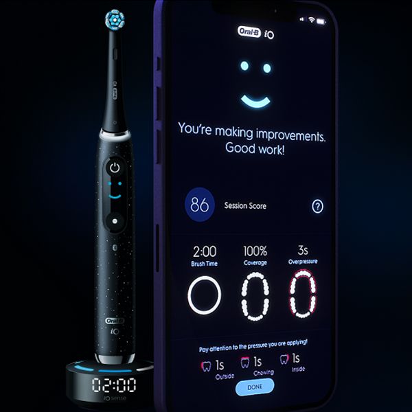 Oral-B iO Series 10 Magnetic Cosmic Black Hλεκτρική Επαναφορτιζόμενη Οδοντόβουρτσα