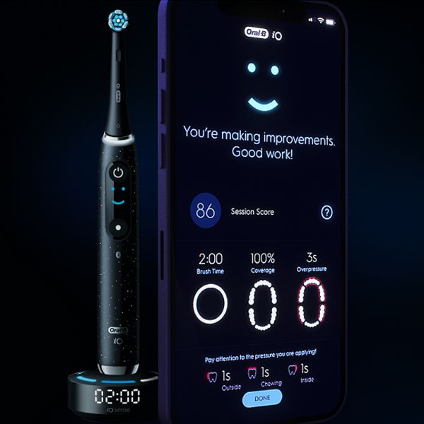 Oral-B iO Series 10 Magnetic Cosmic Black Hλεκτρική Επαναφορτιζόμενη Οδοντόβουρτσα 1τμχ