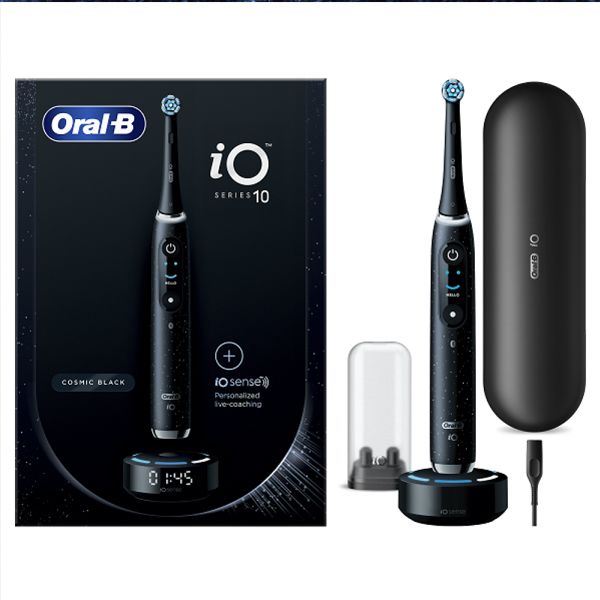 Oral-B iO Series 10 Magnetic Cosmic Black Hλεκτρική Επαναφορτιζόμενη Οδοντόβουρτσα 1τμχ