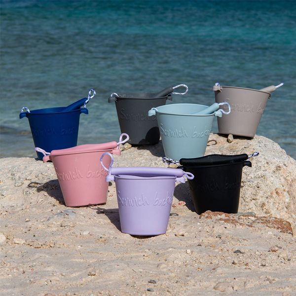 Scrunch Bucket Κουβαδάκι Άμμου από Ανακυκλώσιμα Υλικά Duck Egg Blue 1τμχ